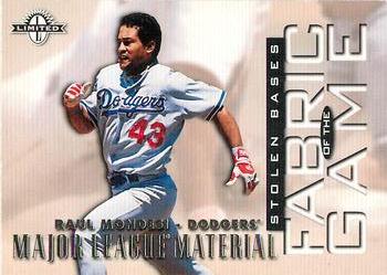 1997 Donruss Limited - Fabric of the Game #33 Raul Mondesi Front