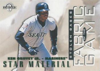 1997 Donruss Limited - Fabric of the Game #45 Ken Griffey Jr. Front