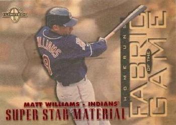 1997 Donruss Limited - Fabric of the Game #49 Matt Williams Front
