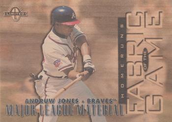 1997 Donruss Limited - Fabric of the Game #51 Andruw Jones Front