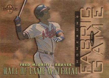 1997 Donruss Limited - Fabric of the Game #54 Fred McGriff Front