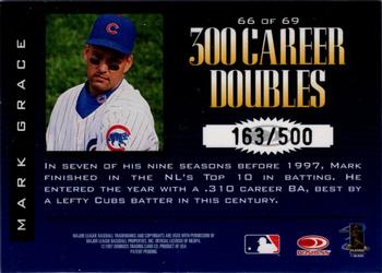 1997 Donruss Limited - Fabric of the Game #66 Mark Grace Back