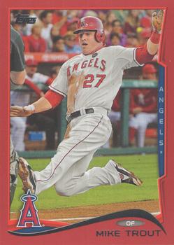 2014 Topps - Red #1 Mike Trout Front