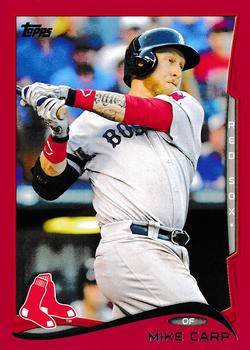 2014 Topps - Red #11 Mike Carp Front