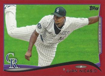 2014 Topps - Red #13 Juan Nicasio Front