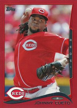 2014 Topps - Red #16 Johnny Cueto Front