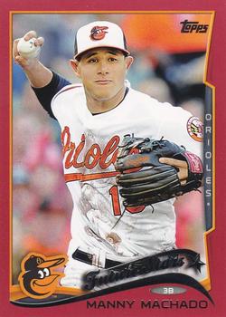 2014 Topps - Red #24 Manny Machado Front