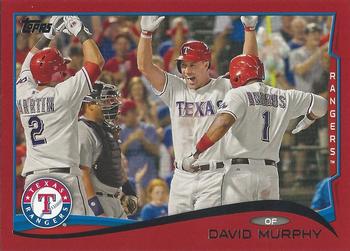 2014 Topps - Red #39 David Murphy Front