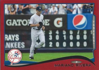 2014 Topps - Red #42 Mariano Rivera Front