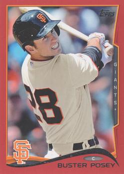 2014 Topps - Red #50 Buster Posey Front