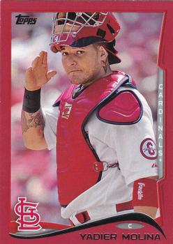 2014 Topps - Red #57 Yadier Molina Front