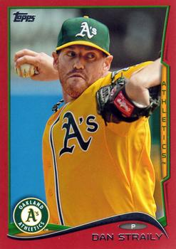 2014 Topps - Red #58 Dan Straily Front