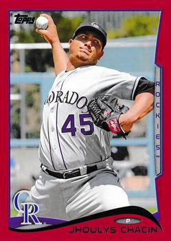 2014 Topps - Red #69 Jhoulys Chacin Front