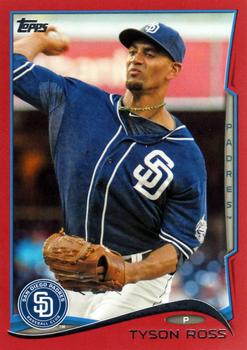 2014 Topps - Red #87 Tyson Ross Front