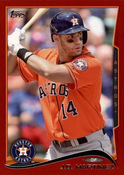 2014 Topps - Red #108 J.D. Martinez Front