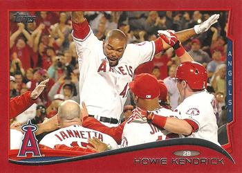 2014 Topps - Red #185 Howie Kendrick Front