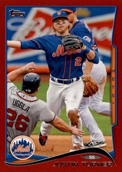 2014 Topps - Red #187 Justin Turner Front