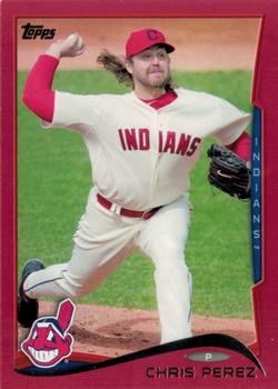 2014 Topps - Red #191 Chris Perez Front