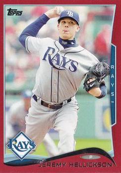 2014 Topps - Red #202 Jeremy Hellickson Front