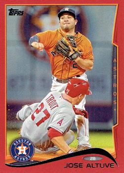 2014 Topps - Red #210 Jose Altuve Front
