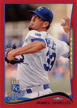 2014 Topps - Red #214 James Shields Front