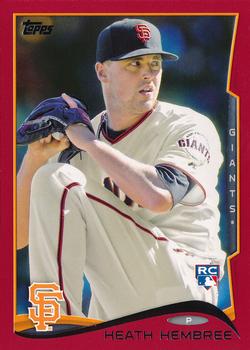 2014 Topps - Red #249 Heath Hembree Front