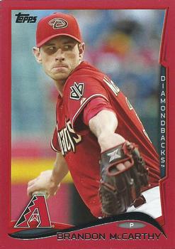 2014 Topps - Red #291 Brandon McCarthy Front