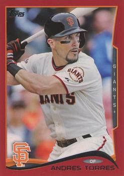 2014 Topps - Red #303 Andres Torres Front