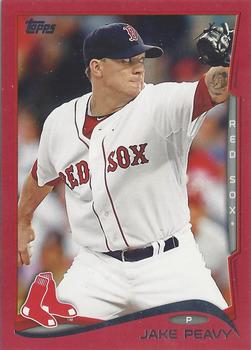 2014 Topps - Red #307 Jake Peavy Front