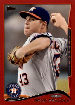 2014 Topps - Red #313 Brad Peacock Front
