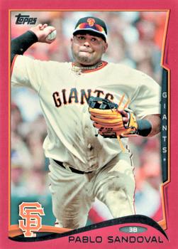 2014 Topps - Red #327 Pablo Sandoval Front
