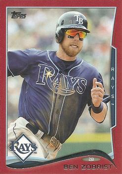 2014 Topps - Red #336 Ben Zobrist Front