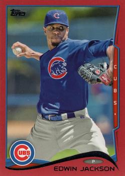 2014 Topps - Red #361 Edwin Jackson Front