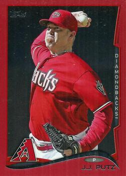 2014 Topps - Red #402 J.J. Putz Front