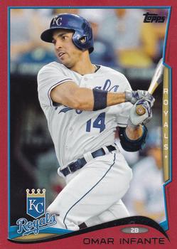 2014 Topps - Red #433 Omar Infante Front