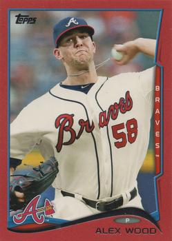 2014 Topps - Red #437 Alex Wood Front