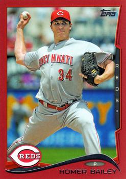 2014 Topps - Red #505 Homer Bailey Front