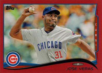 2014 Topps - Red #533 Jose Veras Front