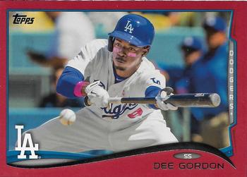 2014 Topps - Red #587 Dee Gordon Front