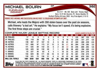 2014 Topps - Red #382 Michael Bourn Back