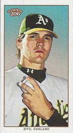 2002 Topps 206 - Piedmont Black #244 Barry Zito Front