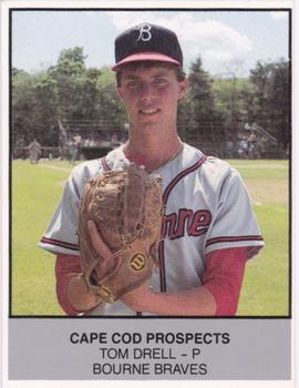 1988 Ballpark Cape Cod League Prospects #1 Tom Drell Front
