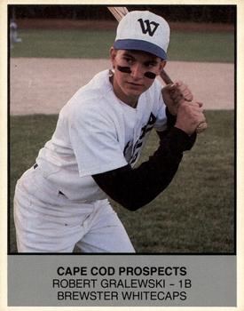 1988 Ballpark Cape Cod League Prospects #5 Robert Gralewski Front