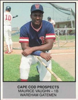 1988 Ballpark Cape Cod League Prospects #16 Maurice Vaughn Front