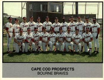 1988 Ballpark Cape Cod League Prospects #26 Bourne Braves Front
