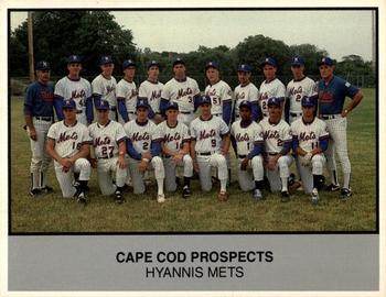 1988 Ballpark Cape Cod League Prospects #30 Hyannis Mets Front