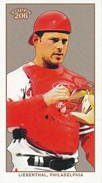 2002 Topps 206 - Sweet Caporal Black #387 Mike Lieberthal Front