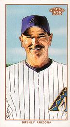 2002 Topps 206 - Sweet Caporal Black #397 Bob Brenly Front