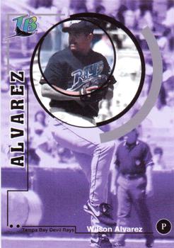 2000 Verizon Tampa Bay Devil Rays #NNO Wilson Alvarez Front