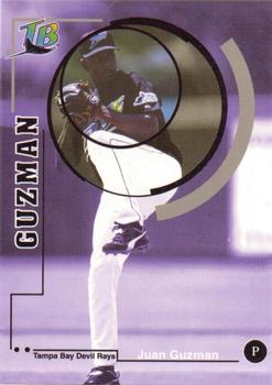 2000 Verizon Tampa Bay Devil Rays #NNO Juan Guzman Front